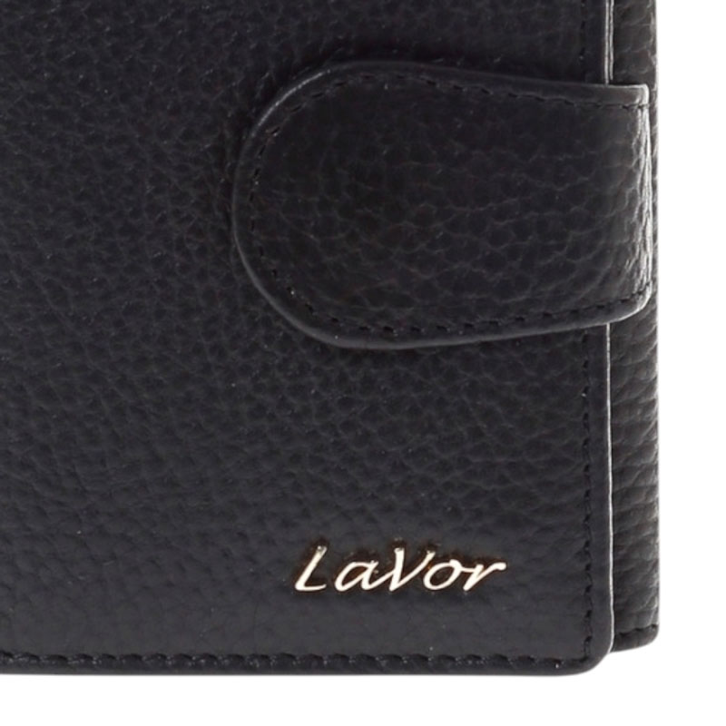 LaVor 1-6162 Γυναικείο Δερμάτινο Πορτοφόλι με Rfid Μαύρο 1-6162-BLACK - KalliopiSilver