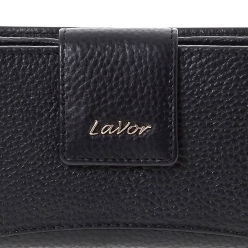 LaVor 1-6163 Γυναικείο Δερμάτινο Πορτοφόλι με Rfid Μαύρο 1-6163-BLACK - KalliopiSilver