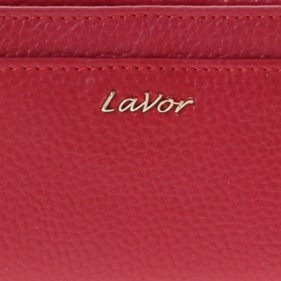 LaVor 1-6165 Γυναικείο Δερμάτινο Πορτοφόλι με Rfid Κόκκινο 1-6165-RED - KalliopiSilver