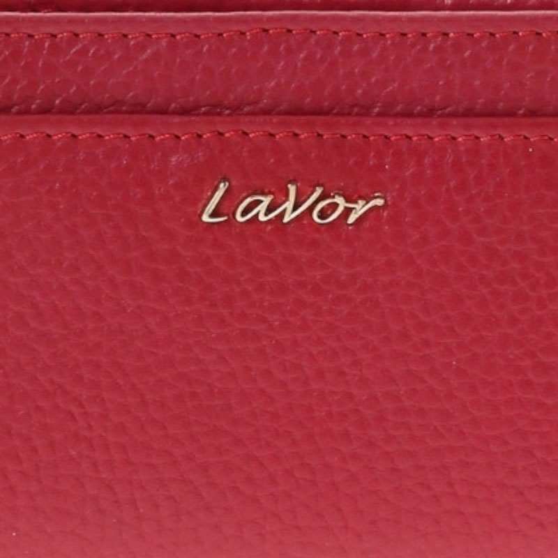 LaVor 1-6165 Γυναικείο Δερμάτινο Πορτοφόλι με Rfid Κόκκινο 1-6165-RED - KalliopiSilver