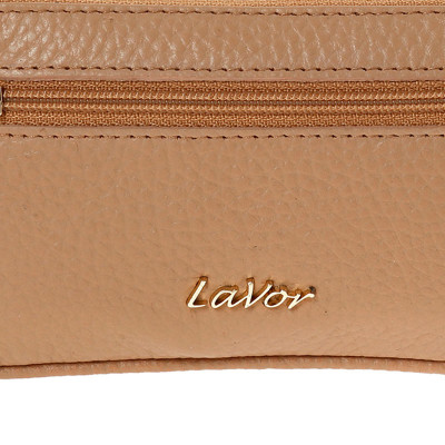LaVor Μικρό Δερμάτινο Γυναικείο Πορτοφόλι με RFID Nude 1-6168-NUDE