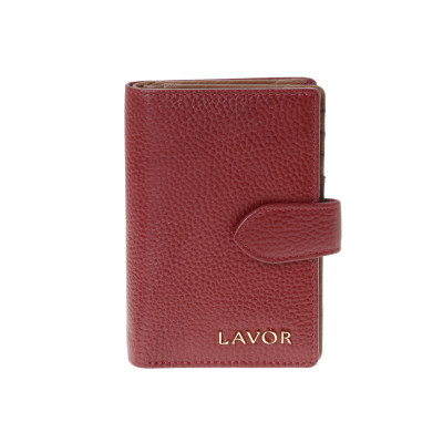 LAVOR 1-6174 Γυναικείο Δερμάτινο Πορτοφόλι Cherry