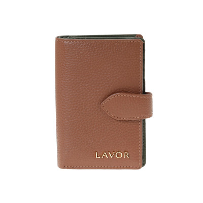 LAVOR 1-6174 Γυναικείο Δερμάτινο Πορτοφόλι Mocha