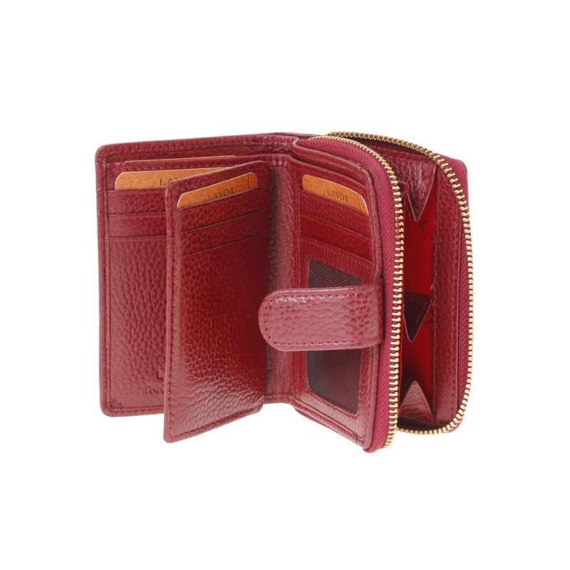 LAVOR 1-6176 Γυναικείο Δερμάτινο Πορτοφόλι Cherry LAVOR 1-6176 Γυναικείο Δερμάτινο Πορτοφόλι Cherry