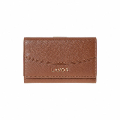 LAVOR 1-6186 Γυναικείο Δερμάτινο Πορτοφόλι Mocha