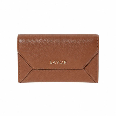 LAVOR 1-6187 Γυναικείο Δερμάτινο Πορτοφόλι Mocha