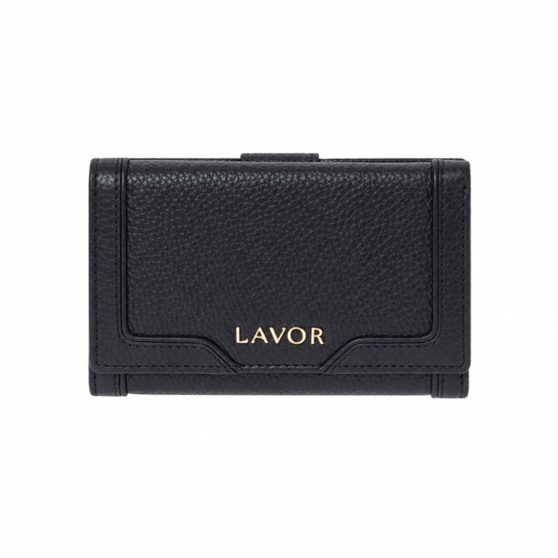 LAVOR 1-6188 Γυναικείο Δερμάτινο Πορτοφόλι Μαύρο