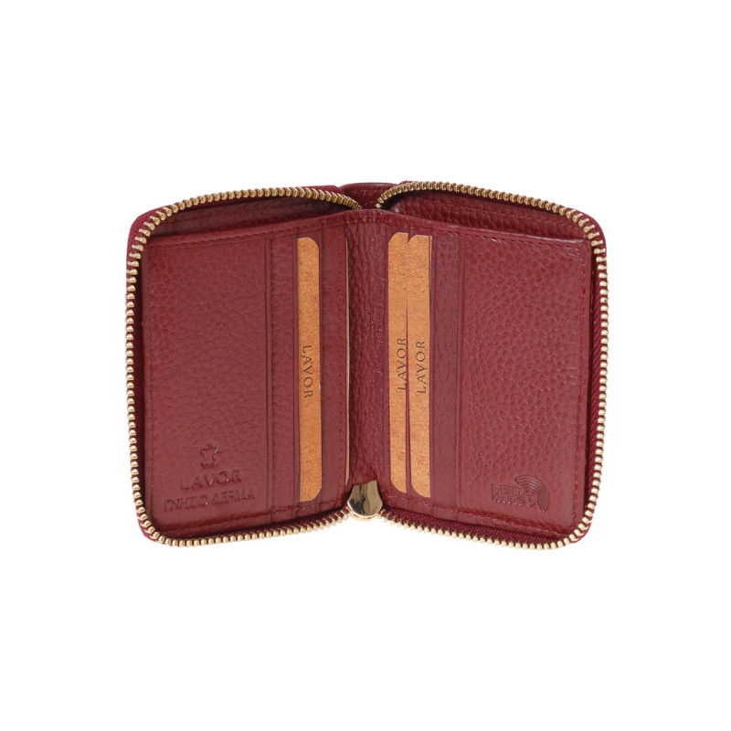 LAVOR 1-6195 Γυναικείο Δερμάτινο Πορτοφόλι Cherry LAVOR 1-6195 Γυναικείο Δερμάτινο Πορτοφόλι Cherry