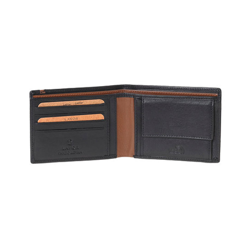 Lavor Δερμάτινο Ανδρικό Πορτοφόλι με RFID Μαύρο 1-6205-black