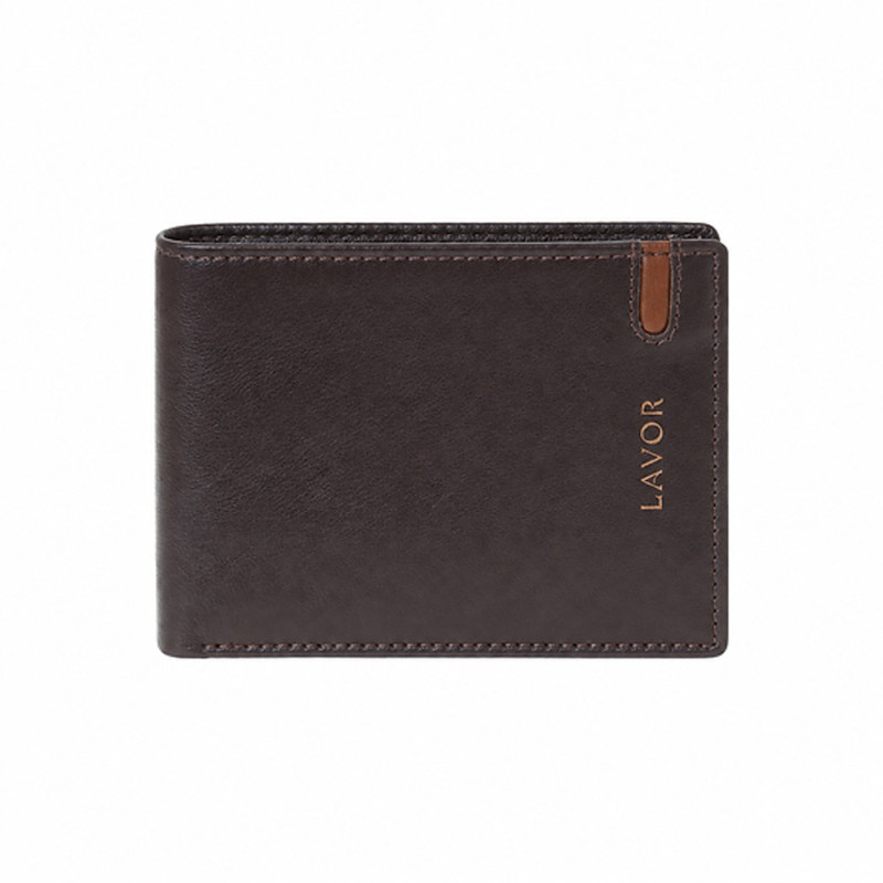 Lavor Δερμάτινο Ανδρικό Πορτοφόλι με RFID Καφέ 1-6205-brown