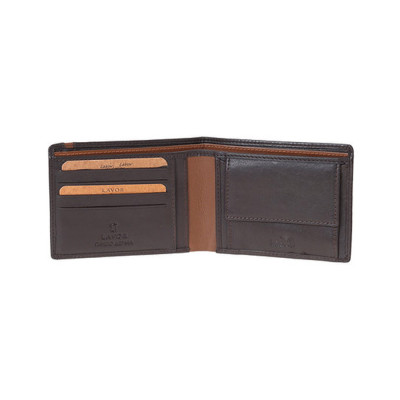 Lavor Δερμάτινο Ανδρικό Πορτοφόλι με RFID Καφέ 1-6205-brown