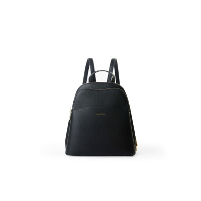 LAVOR Γυναικεια τσαντα Backpack μαυρη από Συνθετικό δέρμα PVC 1-908-BLACK