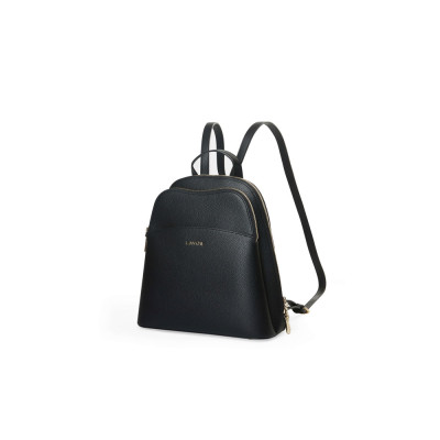 LAVOR Γυναικεια τσαντα Backpack μαυρη από Συνθετικό δέρμα PVC 1-908-BLACK