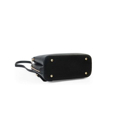 LAVOR Γυναικεια τσαντα Backpack μαυρη από Συνθετικό δέρμα PVC 1-908-BLACK