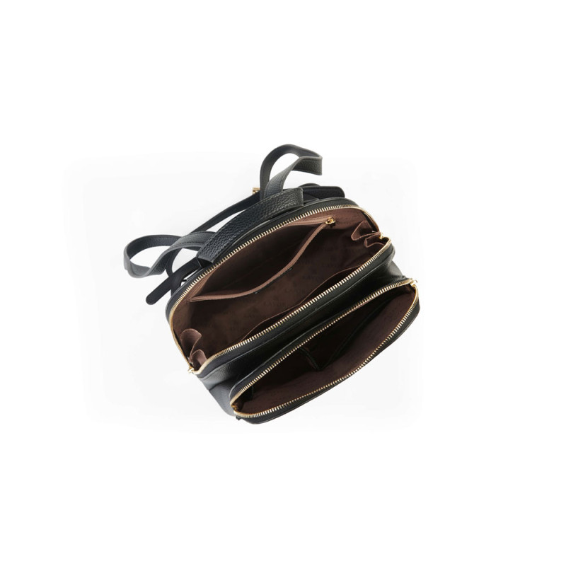 LAVOR Γυναικεια τσαντα Backpack μαυρη από Συνθετικό δέρμα PVC 1-908-BLACK