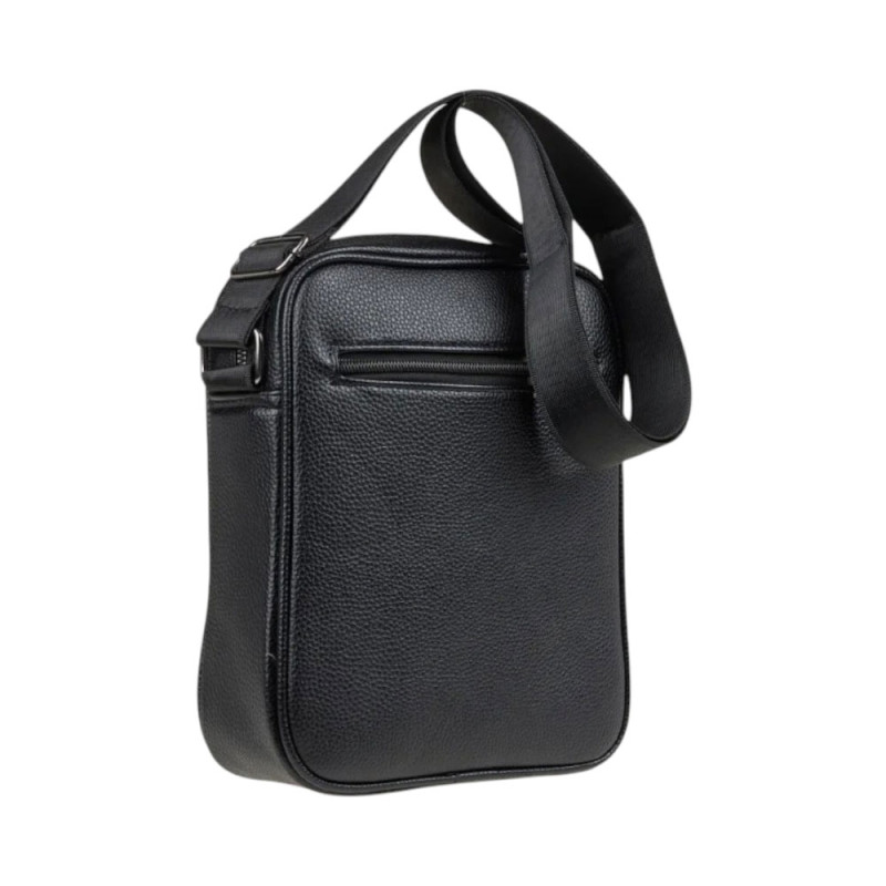 Verde Ανδρικο τσαντακι χιαστι μαυρο 13-0164-black - KalliopiSilver