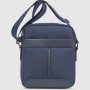 Verde Ανδρική Τσάντα Ώμου Χιαστί Μπλε 13-0174-BLUE