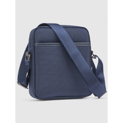 Verde Ανδρική Τσάντα Ώμου Χιαστί Μπλε 13-0174-BLUE