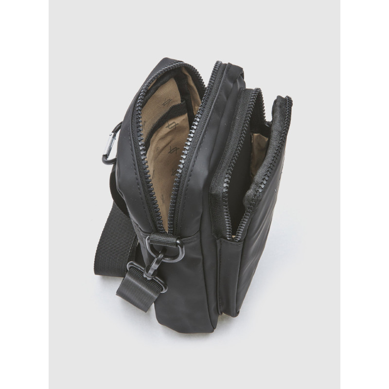 Verde Ανδρική Τσάντα Ώμου Χιαστί Μαυρη  13-0181-BLACK