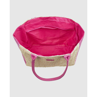 Verde Ψάθινη Τσάντα Θαλάσσης Φούξια 14-0358-fuchsia Verde Ψάθινη Τσάντα Θαλάσσης Φούξια 14-0358-fuchsia
