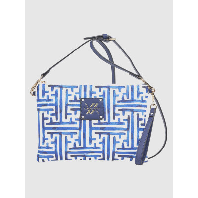 Verde Γυναικεία Τσάντα Χειρός Μπλε 16-7877-blue