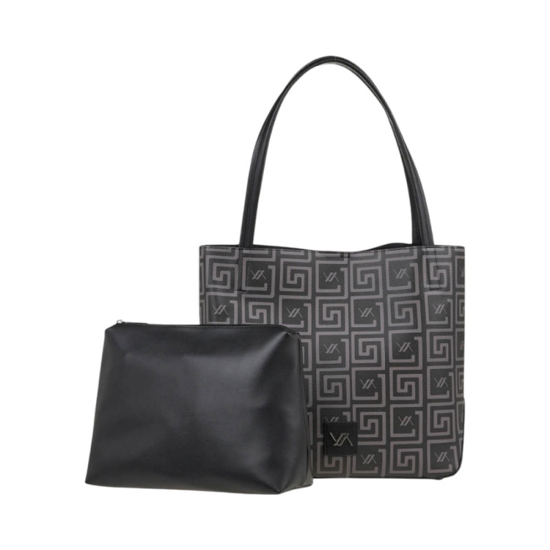 Verde Γυναικεια τσαντα ωμου μαυρο 16-8072-black - KalliopiSilver