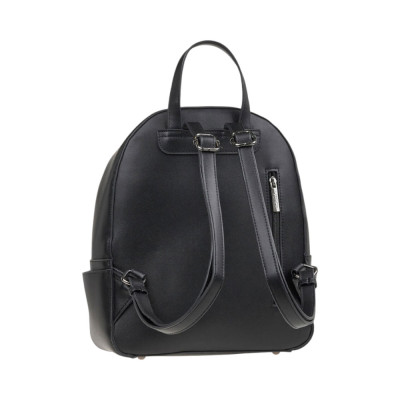 Verde Γυναικεια τσαντα πλατης backpack μαυρο 16-8186-black - KalliopiSilver