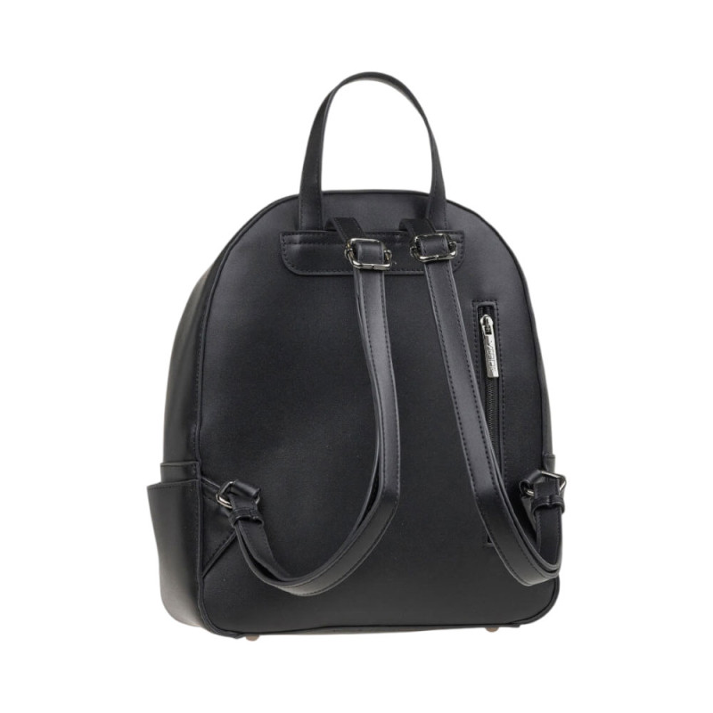 Verde Γυναικεια τσαντα πλατης backpack μαυρο 16-8186-black - KalliopiSilver