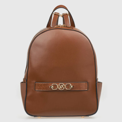 Verde Γυναικεία Τσάντα Πλάτης Καφέ 16-8271-brown