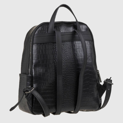 Verde Γυναικεία Τσάντα Πλάτης Μαύρη 16-8317-black