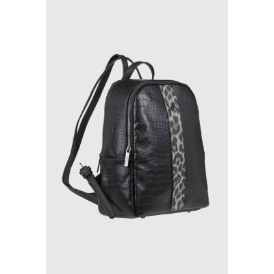 Verde Γυναικεία Τσάντα Πλάτης Μαύρη 16-8317-black - KalliopiSilver