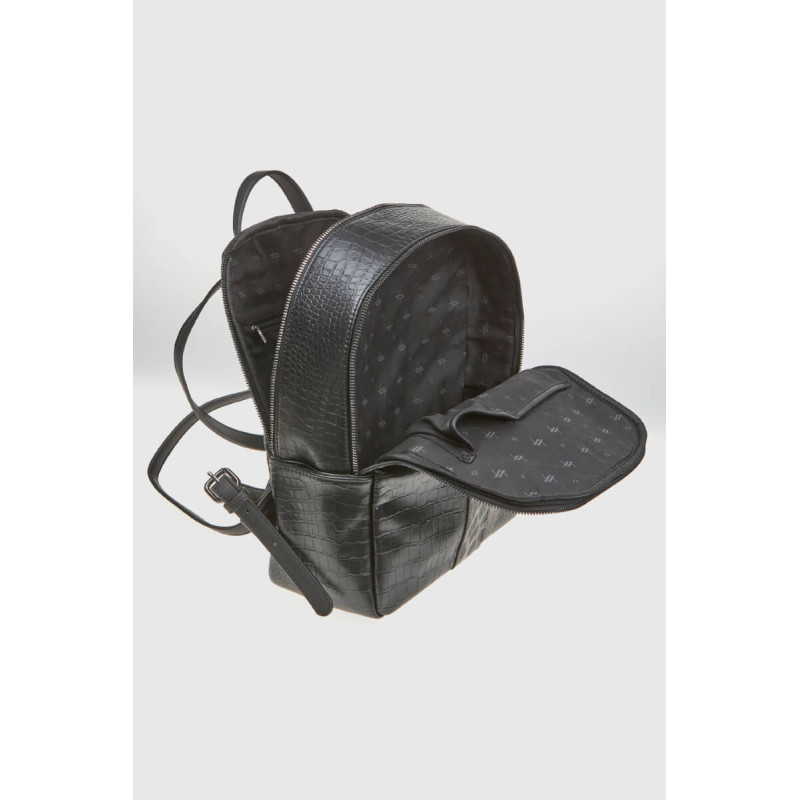 Verde Γυναικεία Τσάντα Πλάτης Μαύρη 16-8317-black - KalliopiSilver