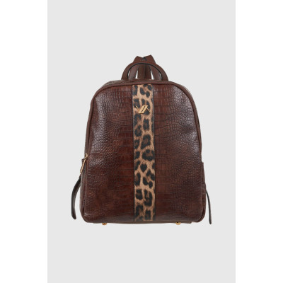 Verde Γυναικεία Τσάντα Πλάτης καφε 16-8317-brown