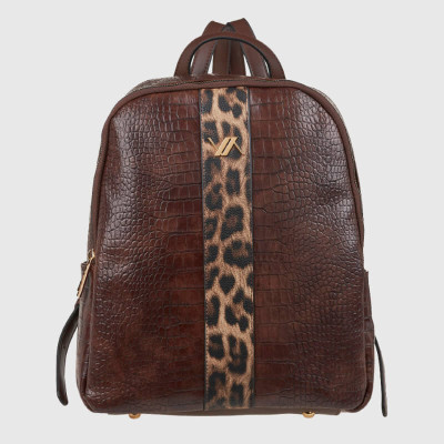Verde Γυναικεία Τσάντα Πλάτης καφε 16-8317-brown