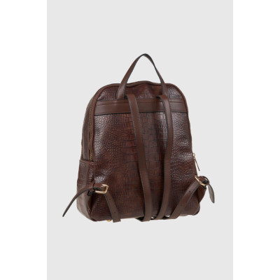 Verde Γυναικεία Τσάντα Πλάτης καφε 16-8317-brown - KalliopiSilver