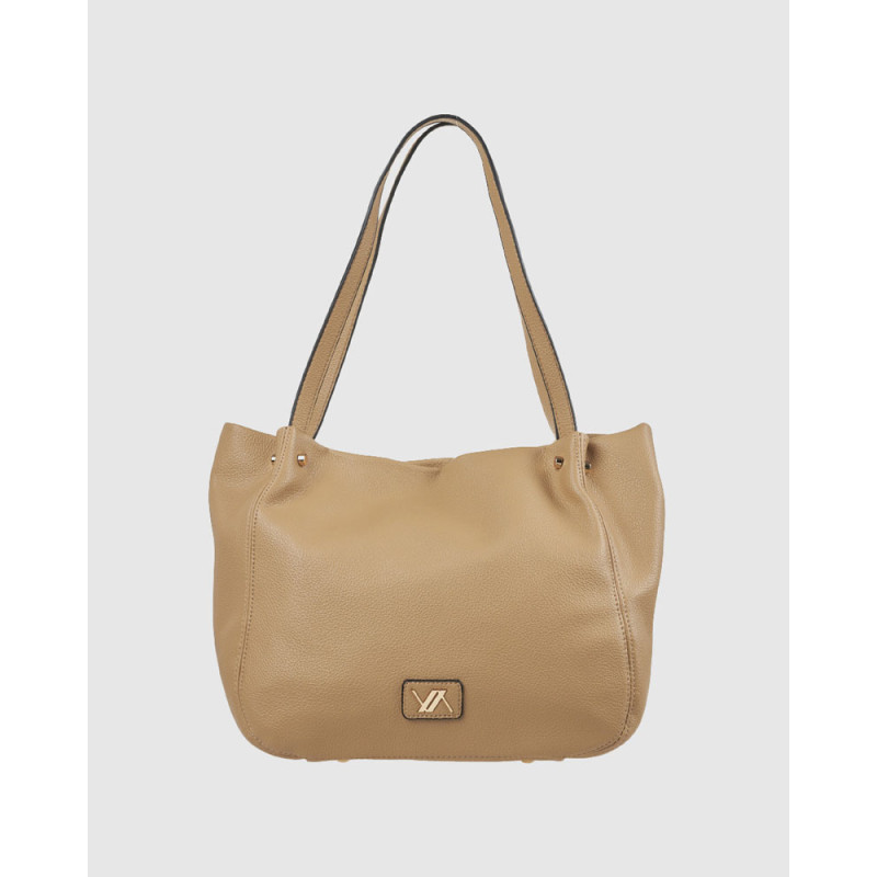 Verde Γυναικεία Τσάντα Ώμου Μπεζ 16-8412-BEIGE