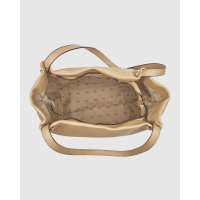 Verde Γυναικεία Τσάντα Ώμου Μπεζ 16-8412-BEIGE