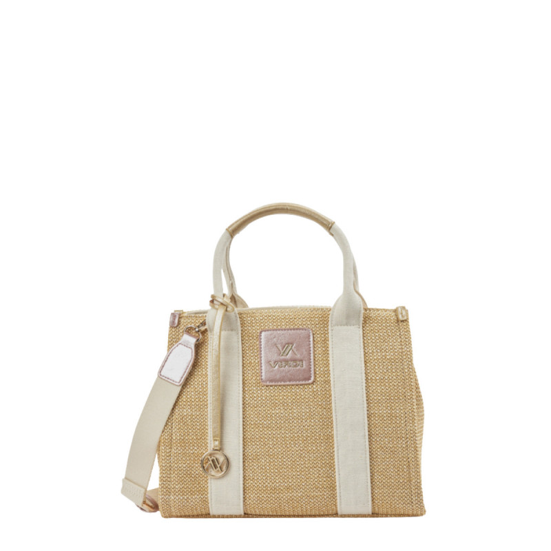 Verde Γυναικεία Τσάντα Ώμου Μπεζ 16-8423-BEIGE