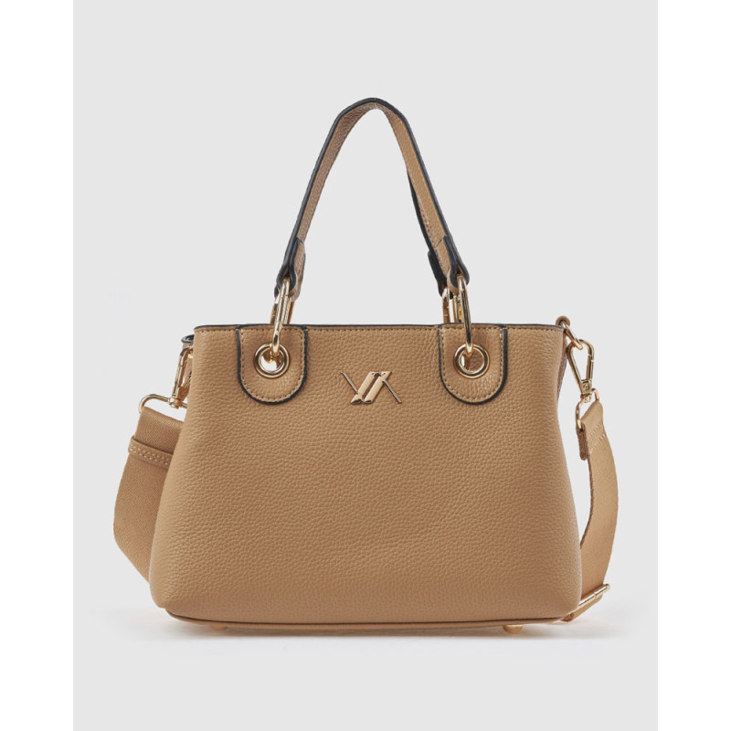 Verde Γυναικεία Τσάντα Χειρός Μπεζ 16-8428-BEIGE