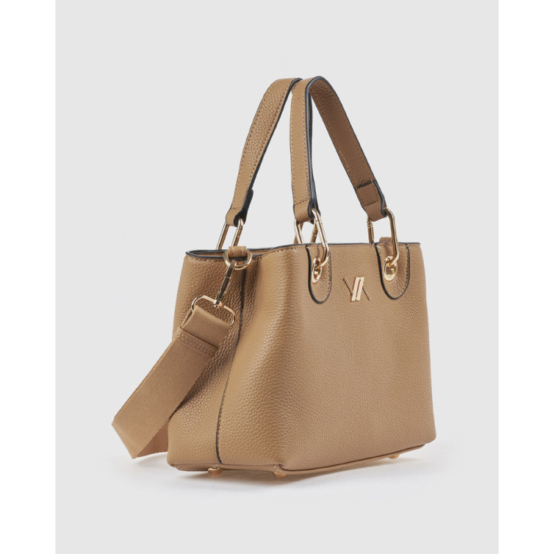 Verde Γυναικεία Τσάντα Χειρός Μπεζ 16-8428-BEIGE