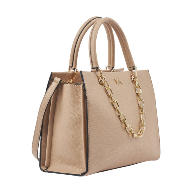 Verde Γυναικεία Τσάντα Χειρός Μπεζ 16-8630-BEIGE