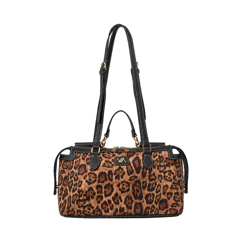 Verde Γυναικεία Τσάντα Ώμου Καφέ animal print 16-8863 Verde Γυναικεία Τσάντα Ώμου Καφέ animal print 16-8863