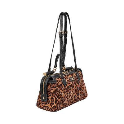 Verde Γυναικεία Τσάντα Ώμου Καφέ animal print 16-8863 Verde Γυναικεία Τσάντα Ώμου Καφέ animal print 16-8863