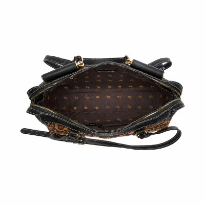 Verde Γυναικεία Τσάντα Ώμου Καφέ animal print 16-8863 Verde Γυναικεία Τσάντα Ώμου Καφέ animal print 16-8863