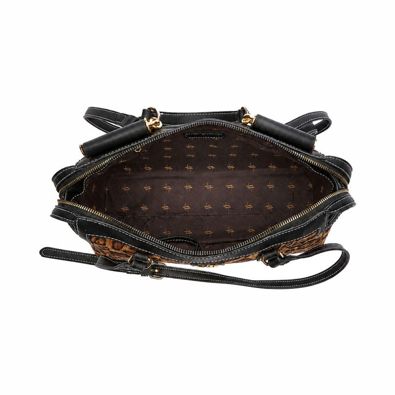 Verde Γυναικεία Τσάντα Ώμου Καφέ animal print 16-8863 Verde Γυναικεία Τσάντα Ώμου Καφέ animal print 16-8863