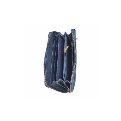 Verde Μεγαλο Γυναικείο Πορτοφόλι Μπλε 18-1379-blue - KalliopiSilver