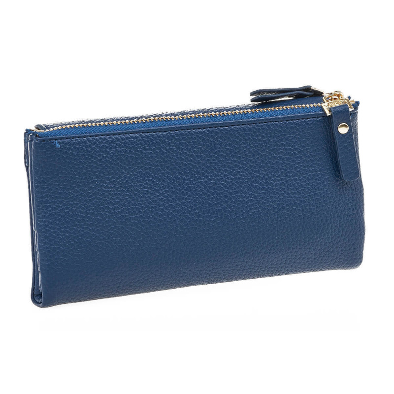 Verde Γυναικείο Πορτοφόλι Μεγαλο ΜΠΛΕ 18-1394-blue - KalliopiSilver