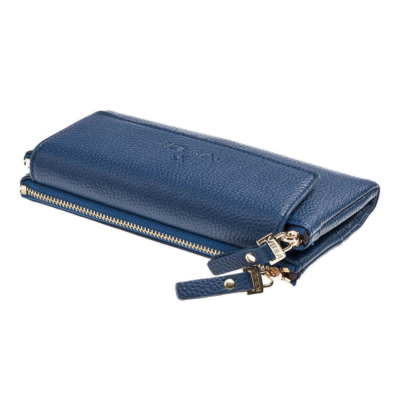 Verde Γυναικείο Πορτοφόλι Μεγαλο ΜΠΛΕ 18-1394-blue - KalliopiSilver