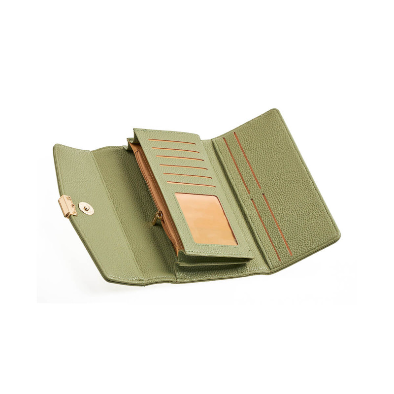 Verde Γυναικείο Πορτοφόλι πρασινο 18-1432-green - KalliopiSilver