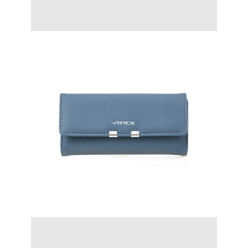 Verde Μεγάλο Γυναικείο Πορτοφόλι Μπλε 18-1434-blue